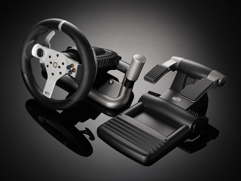 Xbox Driving Wheels For The Budget Minded Madkatz wireless xbox wheel and pedals